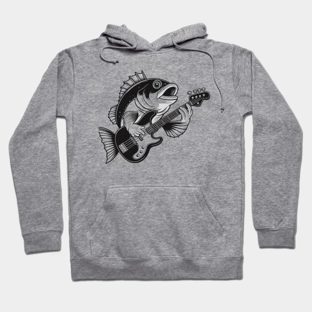 A Bass Bassist Hoodie by RW Ratcliff Music